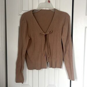 Brown cardigan from Amazon
